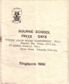 Bourne School Prize Days 1966