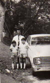 Michael with his father and brother Paul