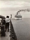 Farewell to friends going home on P&O Chusan 1961
