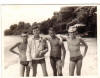 John Webb, Terry, Marty Wilmot, Mick Quick.  Blaka Mati beach 1966