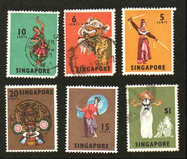 Singapore-Stamps
