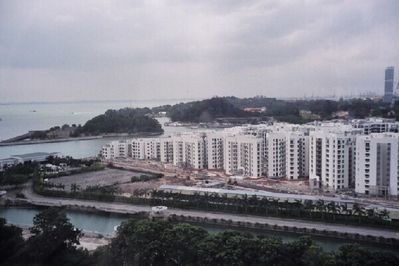 Keppel Harbour and Pulau Brani, taken from the cable car heading over to Sentosa Island or Pulau Sentosa.
Keywords: Sentosa;cable car