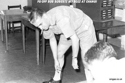 FG/OFF Bob Roberts
FG/OFF Bob Roberts, my boss at Changi.
Keywords: Bob Roberts;Changi;RAF