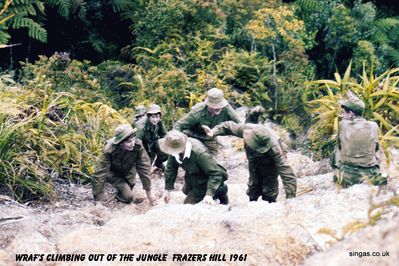 Frazers Hill
WRAF's Climbing out of the Jungle Frazers Hill 1961.
Keywords: WRAF;Frazers Hill;1961