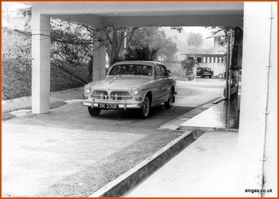 Front porch
Front porch - my dad had 3 of these Volvos while we were in Singapore, as well as an MG TD
Keywords: Prince Georges Park