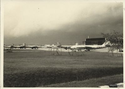 Canberras of 2 Sqdn RAAF and 45 Sqdn RAF.
Keywords: RAF Tengah;Bill Gall;Canberras;2 Sqdn;RAAF;45 Sqdn