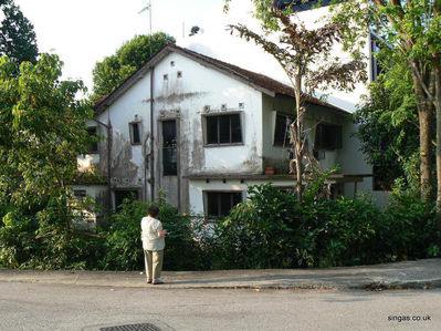 Chwee Chian Road, Pasir Panjang 2011
Our old Quarter in Chwee Chian Rd, now empty and in a state of decline although it still looks habitable with a little work. We lived here from September 63 until our departure in February 65
Keywords: Leslie Rutledge;2011;Chwee Cian Road