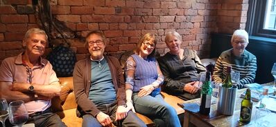 Mini Reunion - Newcastle 11th October 2025
L-R. Martin Robertson, Robin Snowdon, Sarah Snowdon, Kathy Robertson and Mandy Edwards.
Keywords: Martin Robertson;Robin Snowdon;Sarah Snowdon;Kathy Robertson;and;Mandy Edwards;Newcastle;Reunion;2025