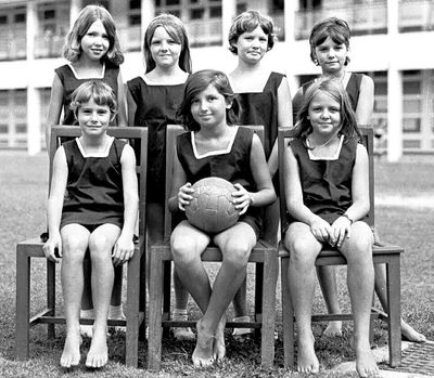 2nd Netball Team 1969
2nd Netball Team 1969

How sad! All the faces are so familiar but I can't remember any of the names.

Lesley Saunders has identified herself as being at the back, left side.
Keywords: Bill Johnston;Wessex Junior;Pasir Panjang Junior;School;2nd Netball Team;1969;Lesley Saunders