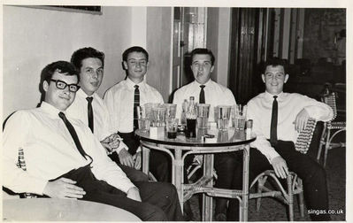 Boys night out at the Chalet Club
Keywords: Chalet Club;RAF;Changi
