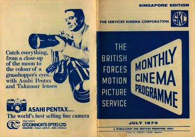 British Forces Motion Picture Service 1970
Monthly Cinema Programme

Keywords: Valda Jean Thompson