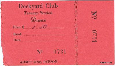 Dockyard Club Dance Ticket
Keywords: Dockyard Club;Dance Ticket;Trevor Cheesman