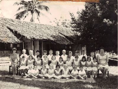 Changi Infants 1965
Thanks to Keith Egan for these next three school photos.  His brother, Raymond Egan is front row first on the right.  Their father, Gordon was in the Royal Air Force and they lived at 5 Siglap Drive, Frankel estate
Keywords: Changi Infants;1965;Keith Egan;Raymond Egan