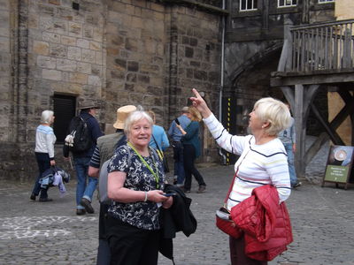 Stirling Castle
Lynn McWilliam and Hilary Youngman.
