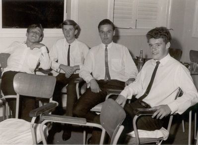 Dockyard Club - November 1965
Dockyard Club - November 1965.

Mark Brown, Les Beckwith, Danny Tope, Barry Thompson.
Keywords: Dockyard Club;1965;Mark Brown;Les Beckwith;Danny Tope;Barry Thompson;RN;Naval Base