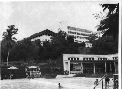 Hospital from the Airman's pool
Keywords: Bob Chesterman;48 Squadron;Changi;RAF;Airman&#039;s Pool;Hospital