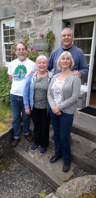 Reunion members
L to R. Tony Toucher, Lynn McWilliam,Mike Bullock and Lynne Copping
