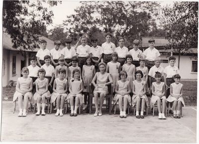 RNS Class 4A 1966/67 Teacher - Mrs Ransome
I am middle row 4th from the left.
Keywords: RNS;Royal Naval School;Mrs Ransome;Christine Thompson;Class 4A;1966