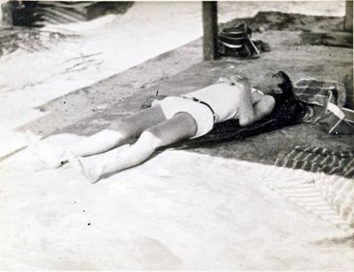Ron Jones - having a nap
taken on a Banyan trip to Seletar Island.
Keywords: Seletar Island;Ron Jones