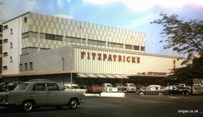 Fitzpatricks
Fitzpatrick's was the 'other' supermarket in Orchard Road, much further up than Cold Storage, next to Champion Motors (the VW dealers). You could park right outside AND drive off up or down Orchard Road afterwards!
Keywords: Bill Johnston;Fitzpatricks;Orchard Road