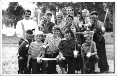 Pirates of Penzance school production
In front of teacher on left - Nigel Evans, 2nd from left of teacher Les (Kiwi)
Keywords: Les Rolton;Seletar Secondary Modern;Nigel Evans;Pirates of Penzance