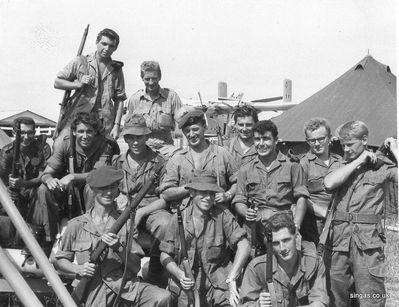 This photo is from the trouble in Brunei in 63
This photo is from the trouble in Brunei in 63 and we are on active service Labuan airfield.
Keywords: Michael Arnold;1963;Labuan;Brunei