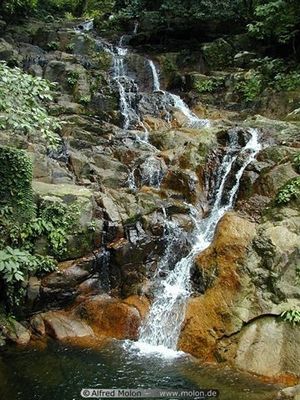 All waterfalls look nice till you have to clamber up or down them
