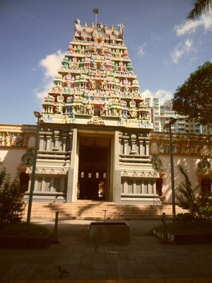 Hindu Temple in Clemenceau Avenue
This is where the Thaipusam Festival ends
