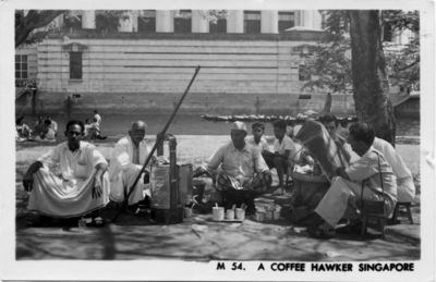 Coffee Hawker Postcard
