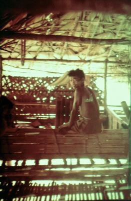 Man in Long House - Cameron Highlands - 1961
