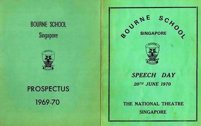Bourne School Prospectus - 1969
