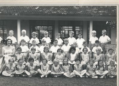 Changi Junior school
My class 1957. Me 4th from right top row.
