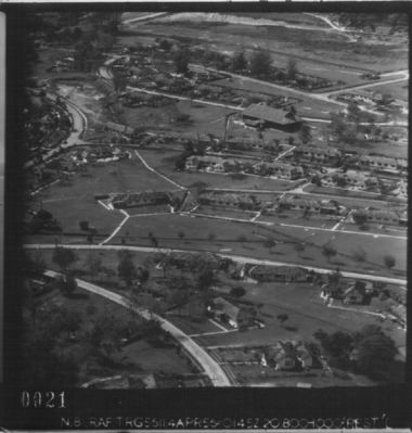 Aerial photo of RAF Seletar Married Quarters.
