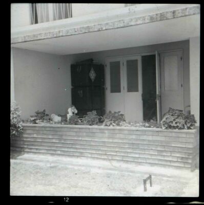 1963- 560-1 Halton Rd porch with the wooden boxes used to ship our belongings, RAF Changi
Keywords: RAF Changi;1965;Halton Road