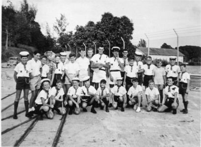 1964-Changi Sea Scouts, The Pier, RAF Changi
Keywords: 1964;Sea Scouts;RAF Changi