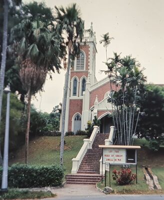 Wesley Methodist Church on Fort Canning Hill, 1967
Keywords: Churches;1967