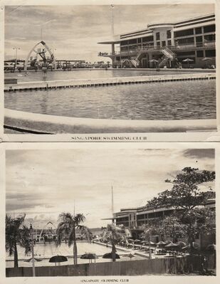 The Singapore Swimming Club 1954
