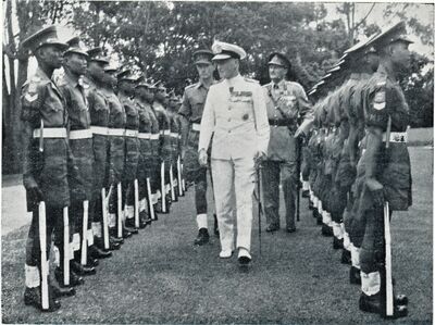 Singapore Guard Regiment inspection 1953
