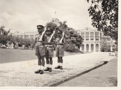 SGR guarding Government House mounting guard 03
