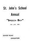 St. John's School Annual "Speech Day"
