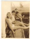 Kathy Maiden, Brian, Marty and John. Dover Road Pool 1966