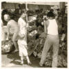 Maria Chidgey (my mother) buying vegetables at the Serangoon 