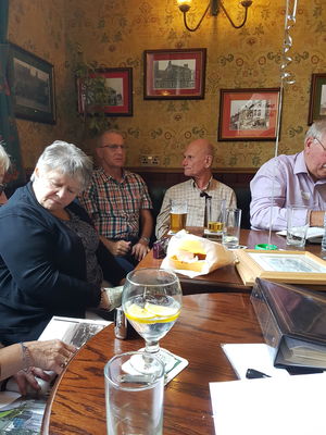 The Wellington Pub, Birmingham. 
Marilyn Sumner, Jeff Twiselton, Terry Bettesworth, 
