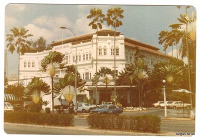 RAFFLES, Singapore 1983
Keywords: Laurie Bane;RAFFLES;1983