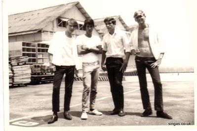 Roy Thompson, Laurie Bane, Gordon Thompson, & Keith
Roy Thompson, Laurie Bane, Gordon Thompson, & Keith, Singapore 1967
Keywords: Laurie Bane;1967;Roy Thompson;Gordon Thompson