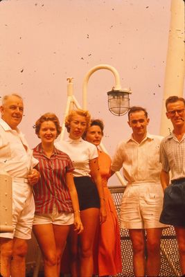 Singapore 1956 - 1959
My mother 2nd from left and father far right.  My father was in the RAEC and my mother worked as secretary at an army school.
Keywords: Jane Rogers Boe;1956;1959;BAEC