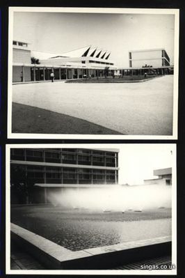 view of St Johns
Top, front view of St Johns. bottom, fountain
Keywords: St. Johns