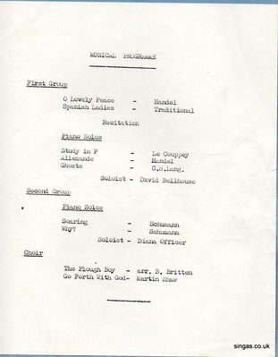 Page 2 - Musical Programme
Alexandra SM School 1961 Speech Day Programme
Keywords: Alexandra SM School;1961;Speech Day;ASM