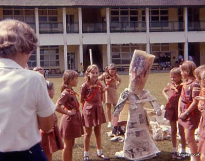 Brownie revels July 1969
Brownie revels July 1969,
First names, (L-R) Susan, Helen, Kim and Jane.
Keywords: Brownie;1969;revels