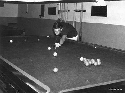 Bruce Culmsee in Snooker Room at SSC
Keywords: Bruce Culmsee;Snooker Room;SSC
